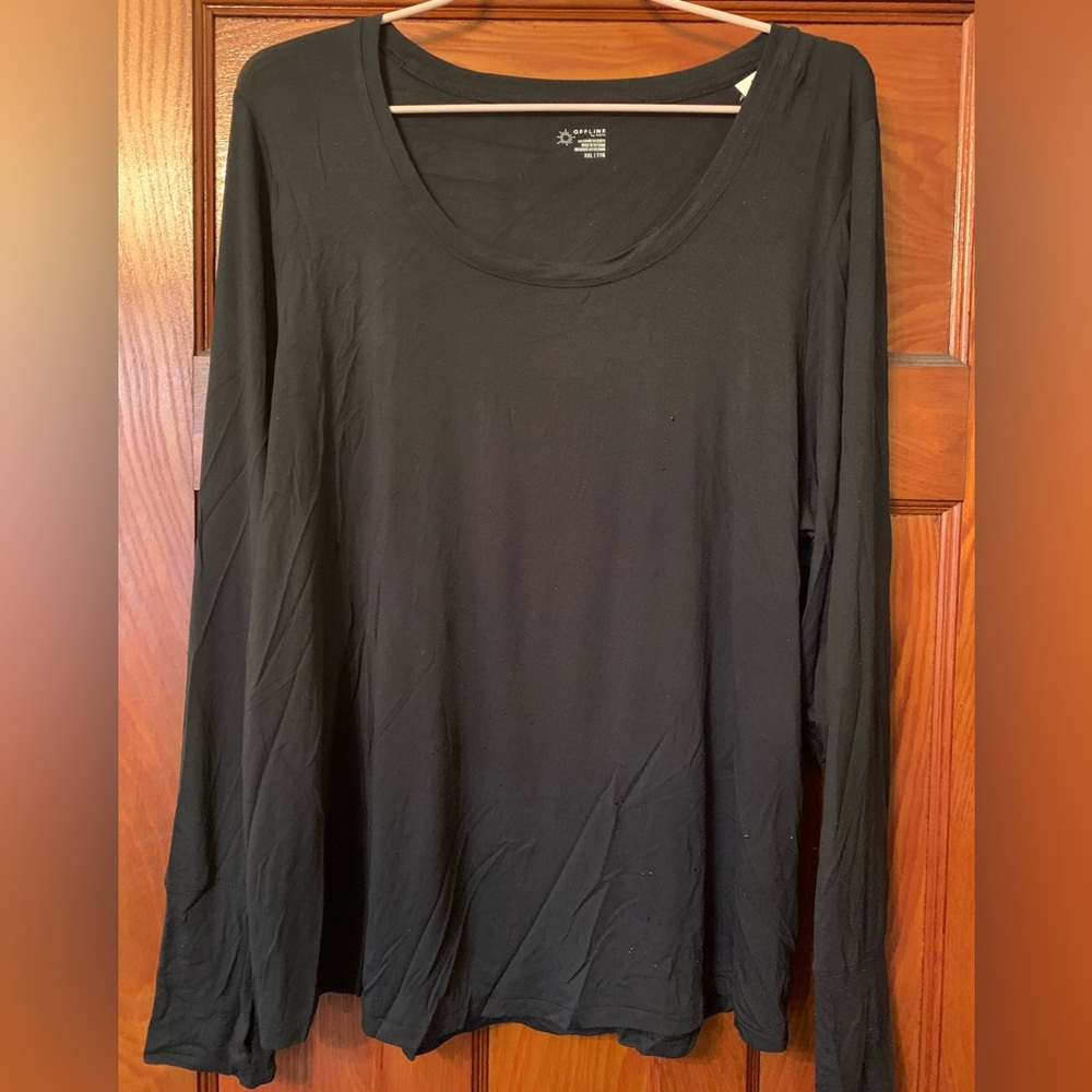 Black Long Sleeve Top